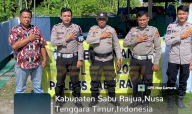 Operasi-Ketupat-Turangga-2025,-Polres-Sarai-Laksanakan-kegiatan-Pengamanan-Di-Pos-Pengamanan.