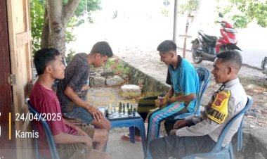 Bhabinkamtibmas-Polres-Sabu-Raijua-Laksanakan-Patroli-Dialogis-dan-Sambang-di-Desa-Ledeana