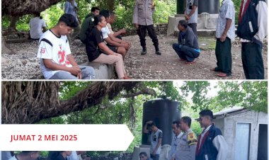 Bhabinkamtibmas-Desa-Daieko-Laksanakan-Sambang-dan-Himbauan-Harkamtibmas