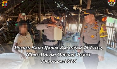 Polres-Sabu-Raijua-Amankan-75-Liter-Moke-dalam-Operasi-Pekat-Turangga-2025