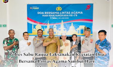 Polres-Sabu-Raijua-Gelar-Doa-Bersama-Lintas-Agama-Sambut-hari-Bhayangkara-ke-79