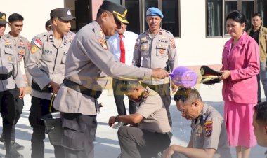 Polres-Sabu-Raijua-menggelar-Upacara-Korps-Raport-kenaikan-pangkat-Perwira-dan-Bintara-Polri-Periode-01-Juli-2025