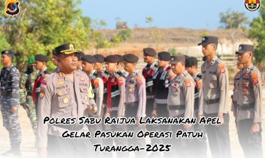 Polres-Sabu-Raijua-Melaksanakan-Apel-Gelar-Pasukan-Operasi-Patuh-Turangga-2025:-Meningkatkan-Kesadaran-dan-Kepatuhan-Berlalu-Lintas