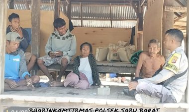 BHABINKAMTIBMAS-POLSEK-SABU-BARAT-LAKSANAKAN-SAMBANG,-PROBLEM-SOLVING,-DAN-HIMBAUAN-KAMTIBMAS-DI-DESA-TITUNALEDE