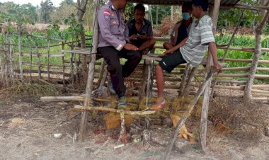 Bhabinkamtibmas-Polsek-Sabu-Timur-Lakukan-Sambang-dan-Himbauan-kepada-Masyarakat-Kelompok-Tani