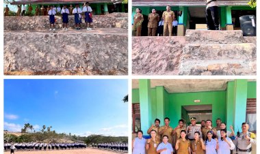 Kapolsek-Hawu-Mehara-Jadi-Irup-Upacara-di-SMPN-3,-Ajak-Siswa-Tingkatkan-Disiplin-dan-Hindari-Bullying