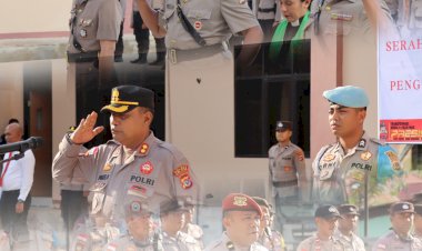 Polres-Sabu-Raijua-menggelar-upacara-serah-terima-jabatan-(sertijab)-Kasat-Samapta-serta-pengukuhan-Kasat-Resnarkoba