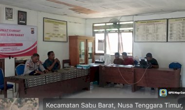 Polsek-Sabu-Barat-Laksanakan-Jumat-Curhat,-Warga-Raenyale-Berikan-Apresiasi