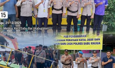 Polres-Sabu-Raijua-Laksanakan-Pengamanan-Terpadu-Natal-2025-dan-Tahun-Baru-2026,-Situasi-Aman-dan-Kondusif