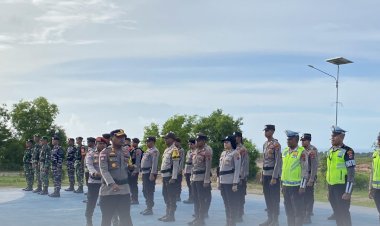 Apel-Gelar-Kekuatan-Pengamanan-Malam-Tahun-Baru-2026-di-Sabu-Raijua-Berjalan-Lancar