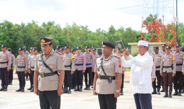 Upacara-Sertijab-Kasat-Samapta-di-Polres-Sabu-Raijua,-Berlangsung-Khidmat-dan-Lancar