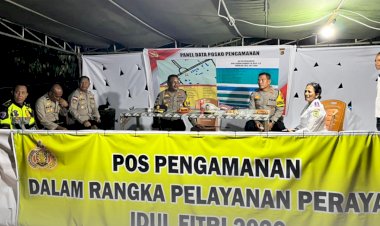 Kapolres-Sabu-Raijua-melaksanakan-pengecekan-pos-pengamanan-bundaran-Menia.
