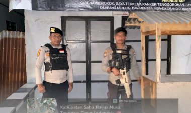 Patroli-Rumah-Kosong-Ditinggal-Mudik,-Polres-Sabu-Raijua-Tingkatkan-Pengamanan-Selama-Mudik-Lebaran