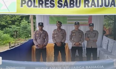 Polres-Sabu-Raijua-tetap-menjaga-keamanan-demi-kenyamanan-masyarakat-selama-perayaan-Idul-Fitri.