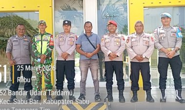 Hari-terakhir-pengamanan-perayaan-Idul-Fitri-Polres-Sabu-Raijua-tetap-melakukan-pengamanan.