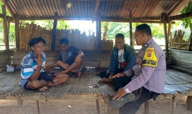 Bhabinkamtibmas-Polsek-Sabu-Timur-Laksanakan-Sambang-dan-Himbauan-Kamtibmas