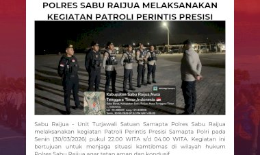 Unit-Turjawali-Satuan-Samapta-Polres-Sabu-Raijua-melaksanakan-kegiatan-Patroli-Perintis-Presisi.