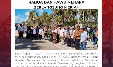 Pawai-Paskah-Klasis-Sabu-Barat-Raijua-dan-Hawu-Mehara-Berlangsung-Meriah