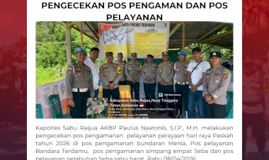 Kapolres-Sabu-Raijua-melaksanakan-pengecekan-pos-pengaman-dan-pos-pelayanan