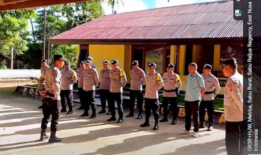 Apel-pagi-dipolsek-Sabu-Barat-dipimpin-oleh-Kapolsek