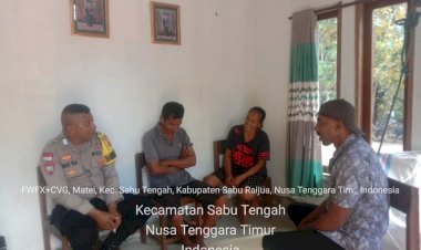 Bhabinkamtibmas-Polsek-Sabu-Timur-Intensifkan-Patroli-dan-Edukasi-Warga-di-Desa-Matei