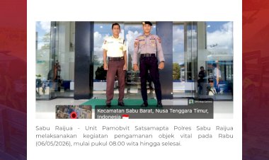 Polisi-Perkuat-Pengamanan-Objek-Vital-di-Bank-NTT-Cabang-Sabu-Raijua 