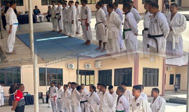 Personel-Polres-Sabu-Raijua-Ikuti-Ujian-Bela-Diri-Kenaikan-Pangkat