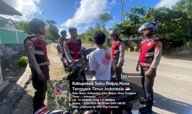 Satuan-Samapta-Polres-Sabu-Raijua-Gelar-Patroli-Perintis-Presisi,-Jaga-Kamtibmas-Tetap-Kondusif