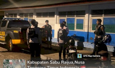 Patroli-Presisi-Sat-Samapta-Polres-Sabu-Raijua-Sigap-Redam-Keributan,-Kamtibmas-Tetap-Kondusif