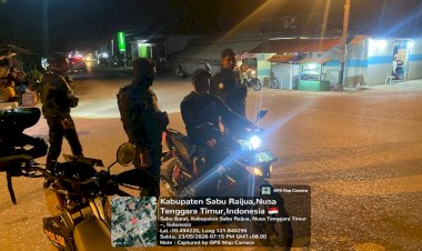 Cegah-Gangguan-Kamtibmas,-Sat-Samapta-Polres-Sabu-Raijua-Gencarkan-Patroli-Humanis