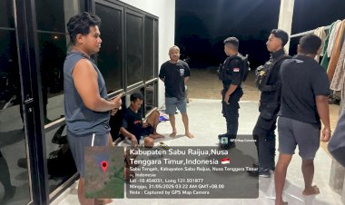 Cegah-Gangguan-Kamtibmas,-Patroli-Presisi-Sat-Samapta-Sambangi-PLTS-Sabu-Tengah