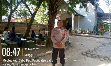 Polri-Hadir-Mengabdi,-Pengamanan-Ibadah-Minggu-di-Gereja-Santo-Paulus-Seba-Berlangsung-Aman-dan-Khidmat