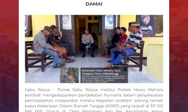 Problem-Solving-Humanis,-Polsek-Hawu-Mehara-Mediasi-Kasus-KDRT-hingga-Berakhir-Damai