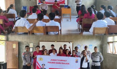 Polres-Sabu-Raijua-Gelar-Jumat-Curhat-di-Lingkungan-Sekolah,-Bangun-Kedekatan-dengan-Generasi-Muda