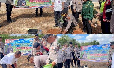 Gerakan-Indonesia-Asri-Warnai-HUT-Bhayangkara-ke-80,-Polres-Sabu-Raijua-Wujudkan-Kepedulian-terhadap-Lingkungan