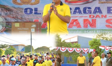 Merajut-Kebersamaan,-Polres-Sabu-Raijua-Gelar-Jalan-Santai-dan-Olahraga-Bersama-Sambut-Hari-Bhayangkara-ke-80