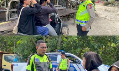 Humanis-dan-Edukatif,-Satlantas-Polres-Sabu-Raijua-Berikan-Teguran-Simpatik-kepada-Pelanggar-Lalu-Lintas