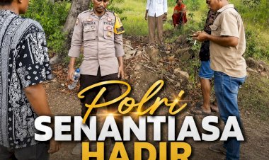 Polri-Hadir-hingga-Pelosok-Desa,-Bhabinkamtibmas-Polsek-Hawu-Mehara-Edukasi-Warga-Wujudkan-Kamtibmas-Kondusif