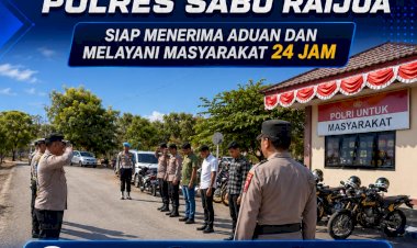 Pastikan-Pelayanan-Tak-Pernah-Terhenti,-Polres-Sabu-Raijua-Rutin-Laksanakan-Serah-Terima-Jaga-Piket