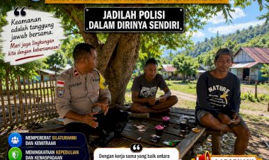 Bhabinkamtibmas-Polsek-Sabu-Timur-Perkuat-Kamtibmas-Melalui-Sambang-dan-Problem-Solving,-Ajak-Warga-Waspada-Cuaca-Ekstrem