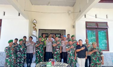 Perkuat-Sinergitas-TNI-Polri,-Kapolres-Sabu-Raijua-Jalin-Silaturahmi-dengan-Danramil-1604---08-/Sabu-Raijua.
