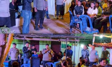 Polisi-Hadir-di-Tengah-Kebahagiaan-Warga,-Kapolsek-Sabu-Barat-Patroli-Resepsi-Pernikahan