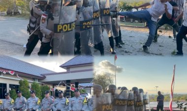 Polres-Sabu-Raijua-Gelar-Simulasi-Pengendalian-Unjuk-Rasa,-Tingkatkan-Kesiapsiagaan-Personel