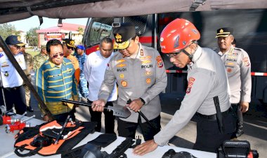 Polda-NTT-Gelar-Apel-Kesiapsiagaan-Kebakaran-Hutan-dan-Lahan-2026,-Kapolda-Tekankan-Pencegahan-dan-Deteksi-Dini