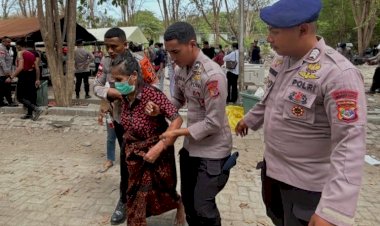 Hadapi-Gempa-Flores,-Polda-NTT-dan-Polres-Jajaran-Kerahkan-845-Personel-ke-Wilayah-Terdampak