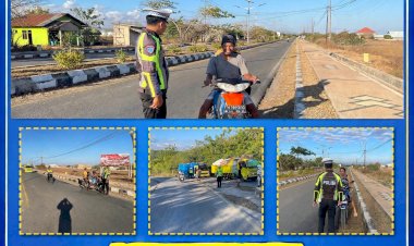 Sat-Lantas-Polres-Sabu-Raijua-Gelar-Patroli-K3i,-Himbauan-dan-Pengaturan-Lalu-Lintas