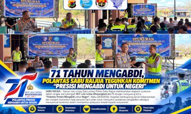 71-Tahun-Mengabdi,-Polantas-Sabu-Raijua-Teguhkan-Komitmen-“Presisi-Mengabdi-untuk-Negeri”