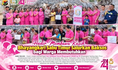 Hadir-Membawa-Kasih,-Bhayangkari-Sabu-Timur-Salurkan-Baksos-bagi-Warga-Membutuhkan