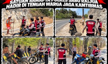 Tak-Sekadar-Berpatroli,-Polisi-Sabu-Raijua-Hadir-di-Tengah-Warga-Jaga-Kamtibmas