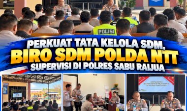 Perkuat-Tata-Kelola-SDM,-Biro-SDM-Polda-NTT-Supervisi-di-Polres-Sabu-Raijua